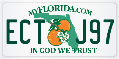 FL license plate ECTJ97