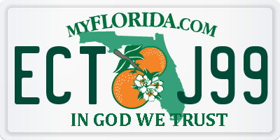 FL license plate ECTJ99
