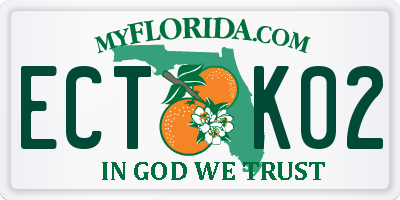 FL license plate ECTK02