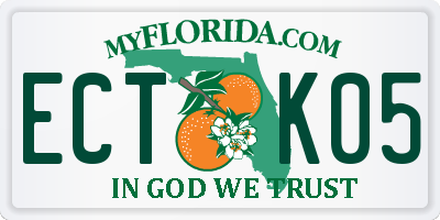 FL license plate ECTK05