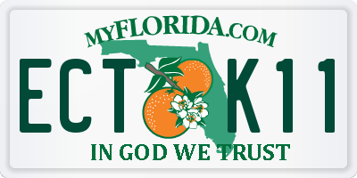 FL license plate ECTK11