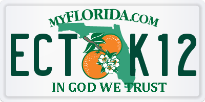 FL license plate ECTK12