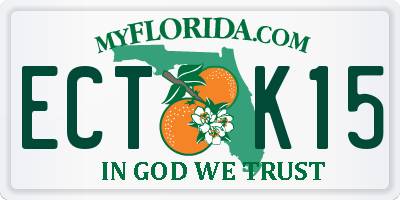 FL license plate ECTK15