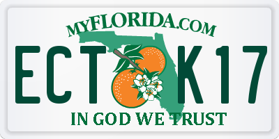 FL license plate ECTK17