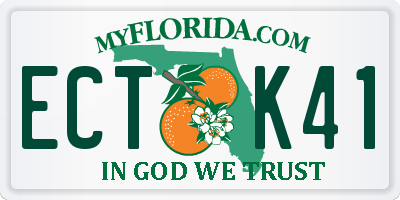FL license plate ECTK41