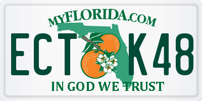 FL license plate ECTK48