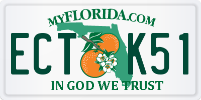 FL license plate ECTK51