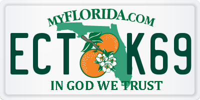 FL license plate ECTK69