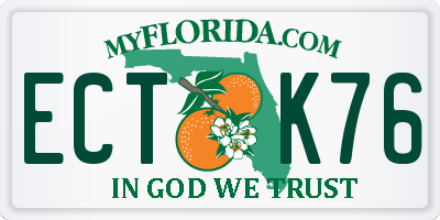 FL license plate ECTK76