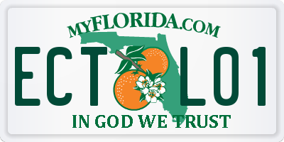 FL license plate ECTL01