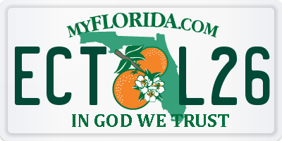FL license plate ECTL26