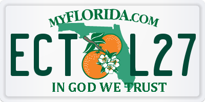 FL license plate ECTL27