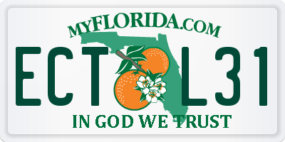 FL license plate ECTL31
