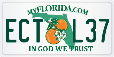 FL license plate ECTL37