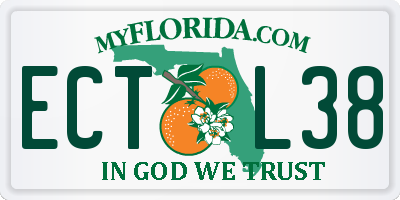 FL license plate ECTL38