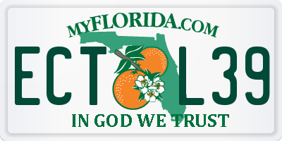 FL license plate ECTL39