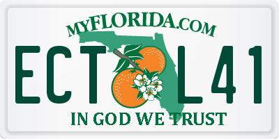 FL license plate ECTL41