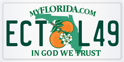 FL license plate ECTL49