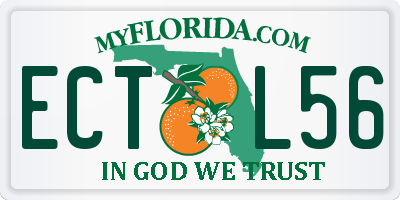 FL license plate ECTL56