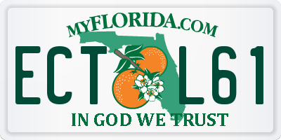 FL license plate ECTL61