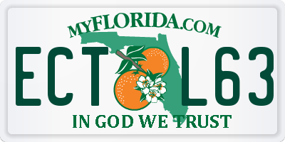 FL license plate ECTL63