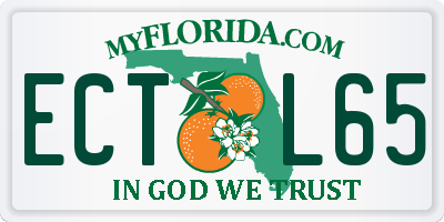 FL license plate ECTL65
