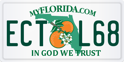 FL license plate ECTL68