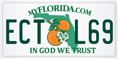 FL license plate ECTL69