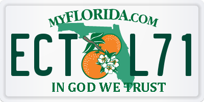 FL license plate ECTL71