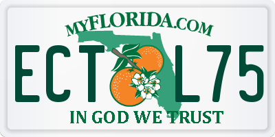 FL license plate ECTL75