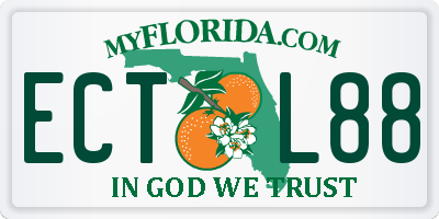 FL license plate ECTL88