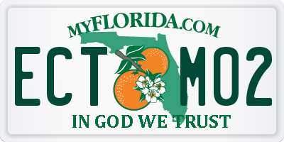 FL license plate ECTM02