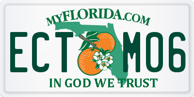 FL license plate ECTM06