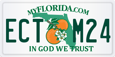 FL license plate ECTM24