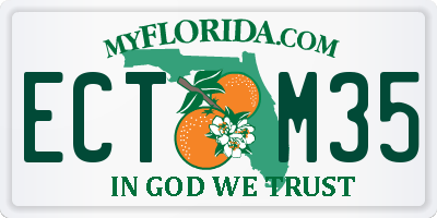 FL license plate ECTM35