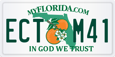 FL license plate ECTM41