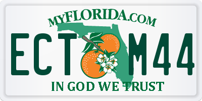 FL license plate ECTM44