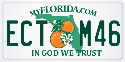 FL license plate ECTM46