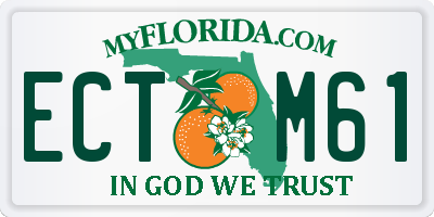 FL license plate ECTM61