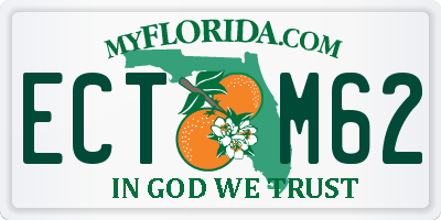 FL license plate ECTM62
