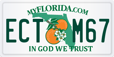 FL license plate ECTM67