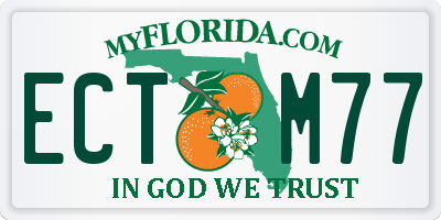 FL license plate ECTM77