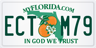 FL license plate ECTM79