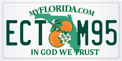 FL license plate ECTM95