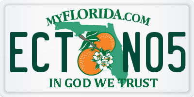 FL license plate ECTN05