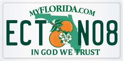 FL license plate ECTN08