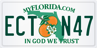 FL license plate ECTN47