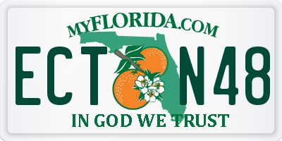 FL license plate ECTN48