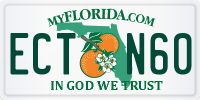 FL license plate ECTN60
