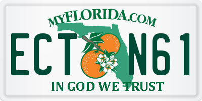 FL license plate ECTN61